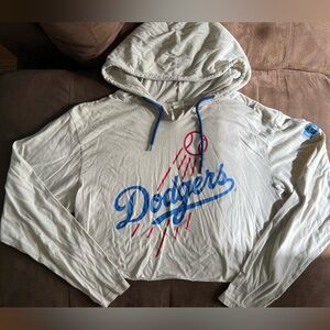 Dodgers Hooded Long Sleeve Size M